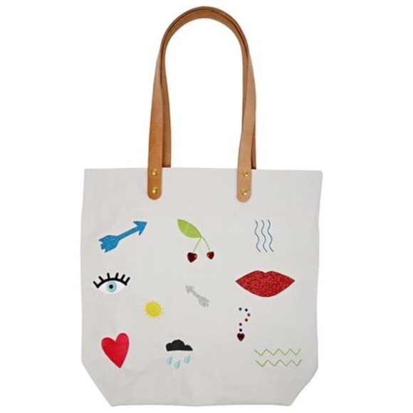 NWT Meri Meri Embellished Icons Tote Bag - Picture 3 of 6